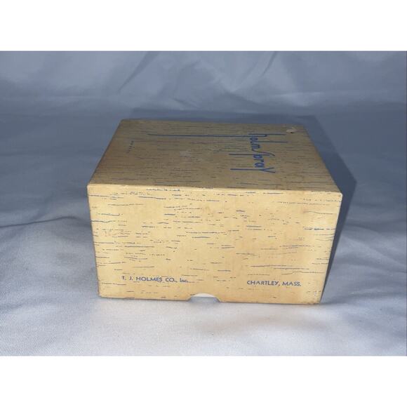 VTG VINTAGE NEW HOLMSPRAY SILVER CRACKLE GLASS PERFUME BOTTLE ATOMIZER IOB - Picture 10 of 12